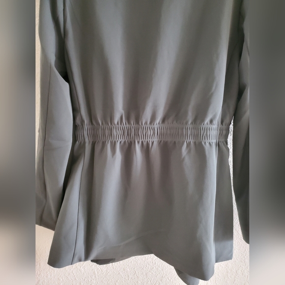 Athleta Endless Primatwill Blazer Jacket Women's  Military Green $179 NWOT - Picture 10 of 10